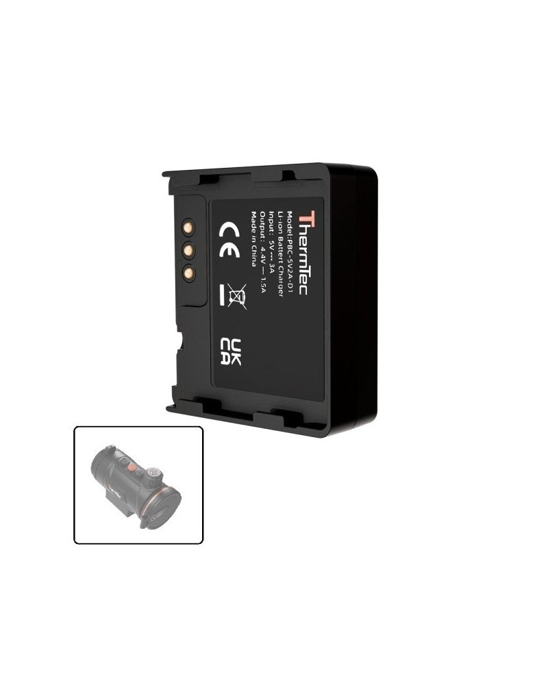 Doppeltes Ladegerät für die Li-ion-Akkupacks vom ThermTec Hunt Pro